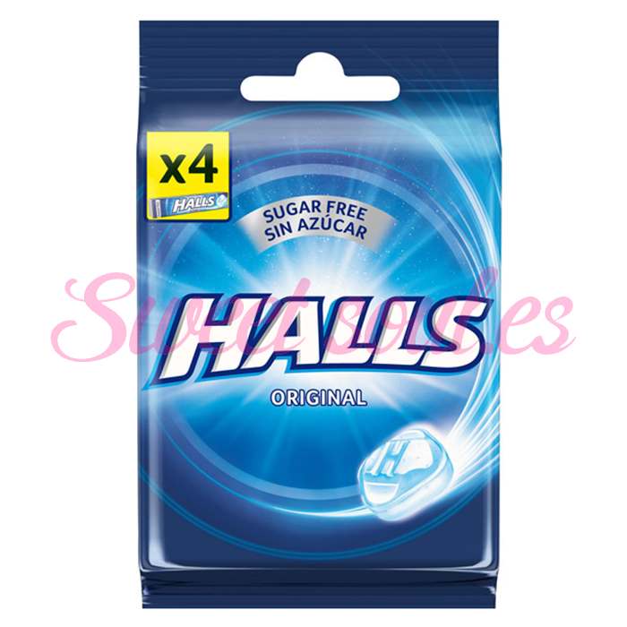 HALLS HARD CANDY PACKx4 BAG, 4PCS